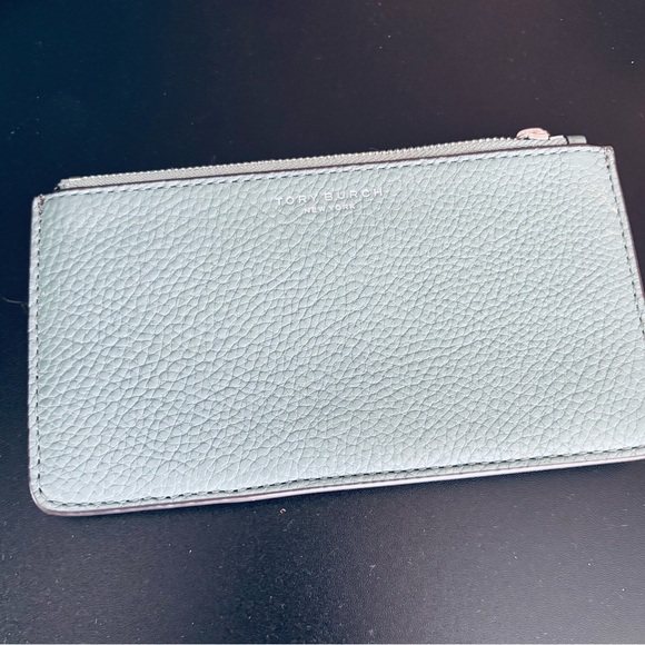 Tory Burch Thea Crossbody and Flat Wallet in Sage Green - Picture 6 of 11